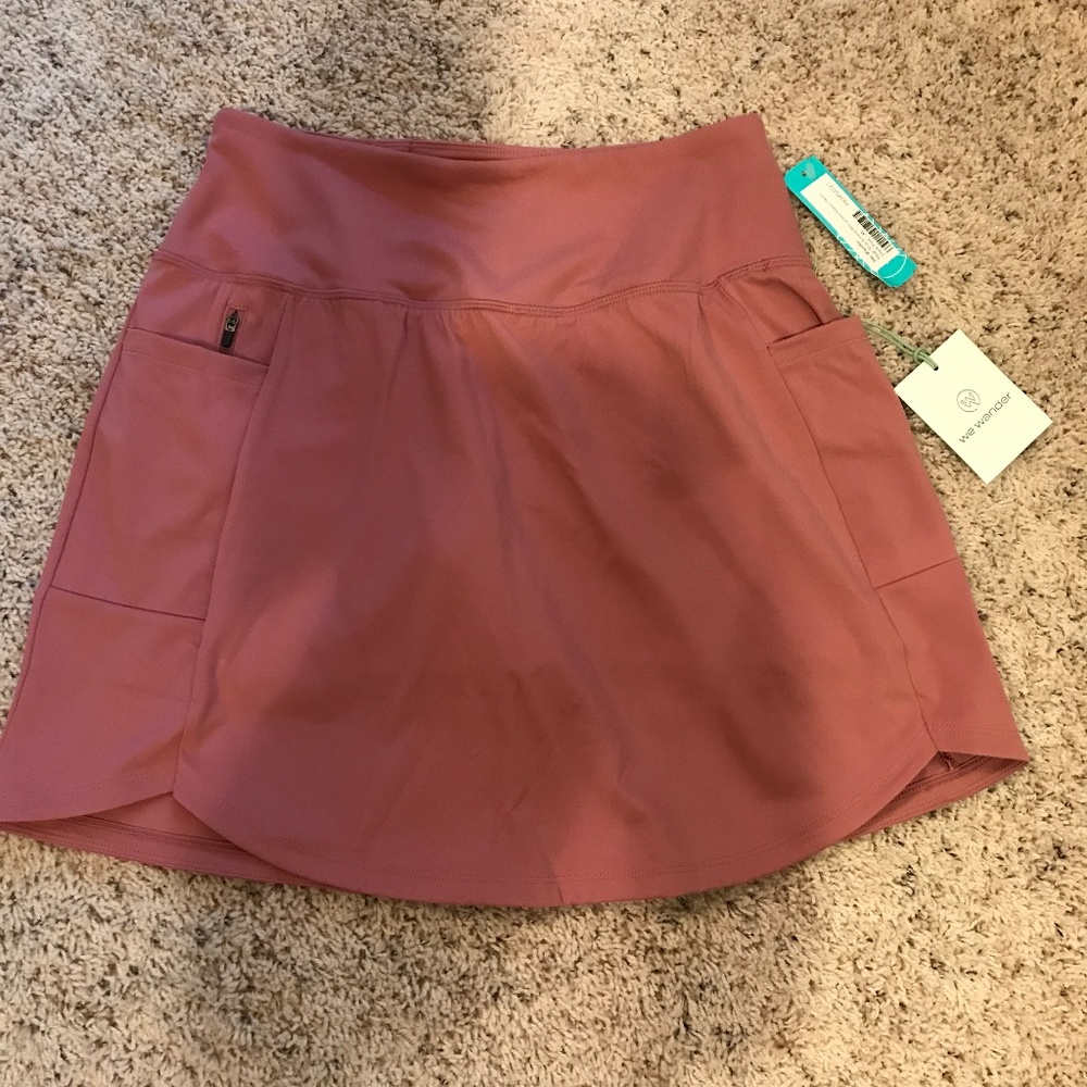 High Rise Nylon Skort New With Tags from Stitchfix- pink